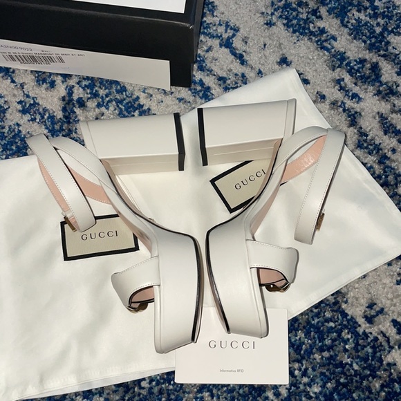 ❌SOLD❌ RARE MARMONT 55 PLATFORM SANDAL WHITE 36.5 - Picture 6 of 10